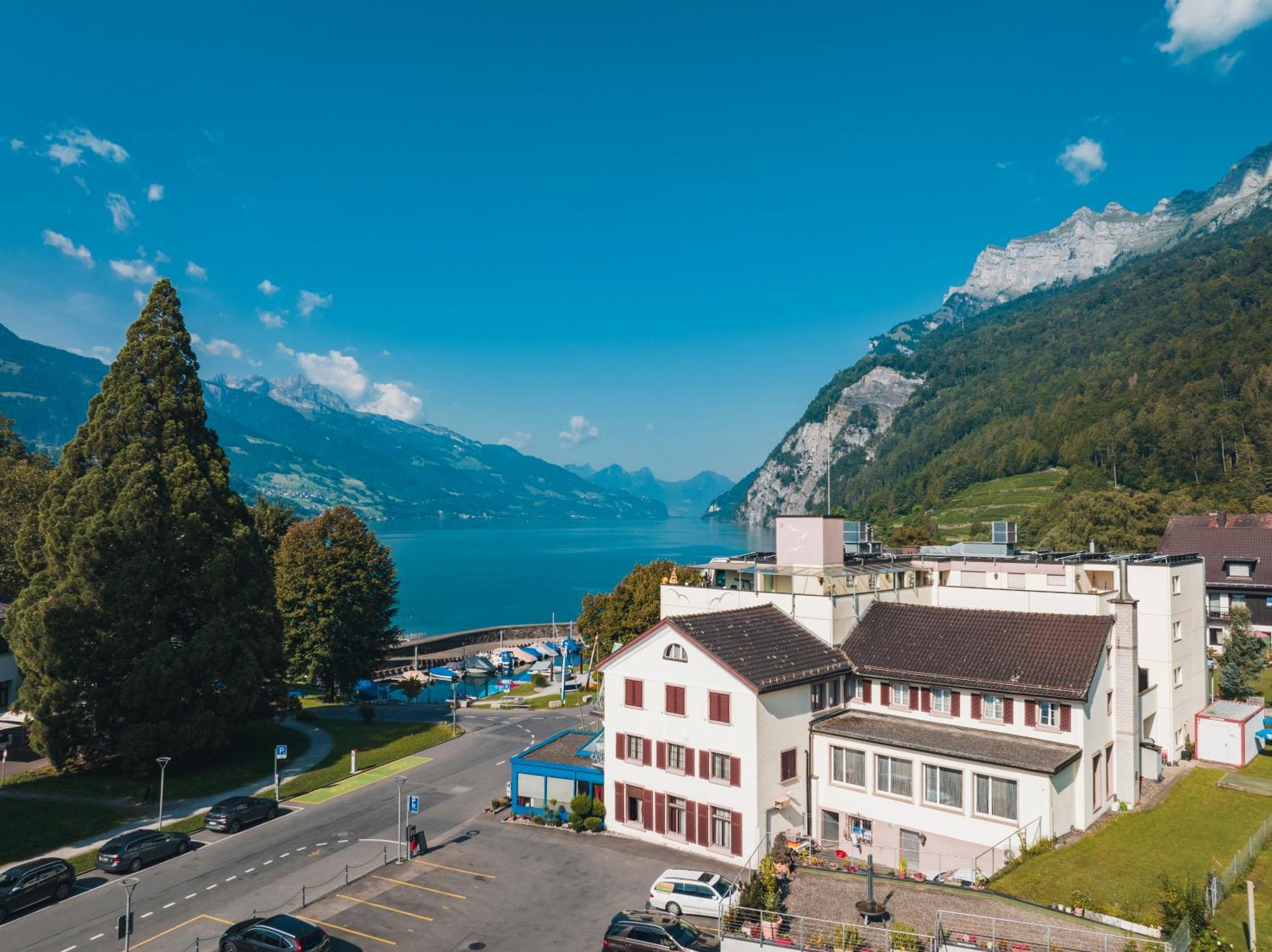 Hotel Seehof Superior Walenstadt Esterno foto